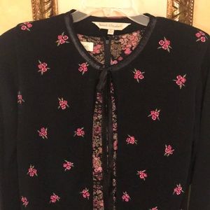 Dress with cardigan